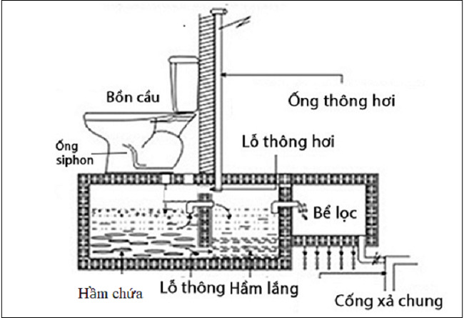Lắp đặt sai cũng khiến cho bồn cầu kh&ocirc;ng tho&aacute;t hơi được