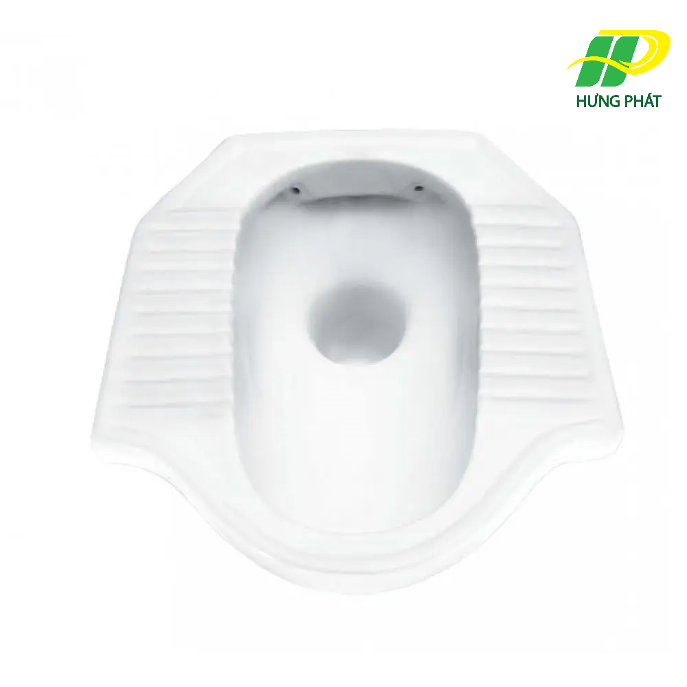 Bệ ngồi xổm bồn cầu bệt bị nghẹt