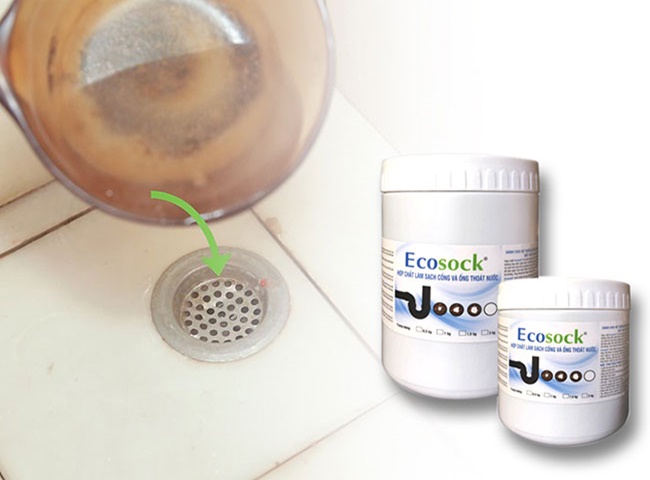 Bột tan mỡ cống