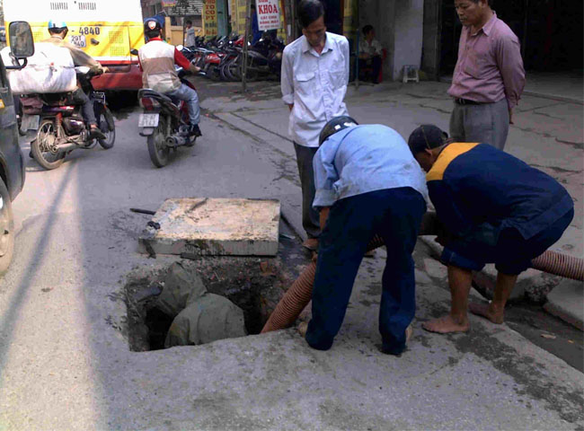 Nạo vét hố ga quận Bình Thạnh