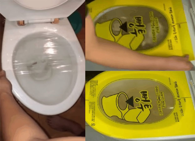 lưu ý khi dùng miếng dán thông bồn cầu