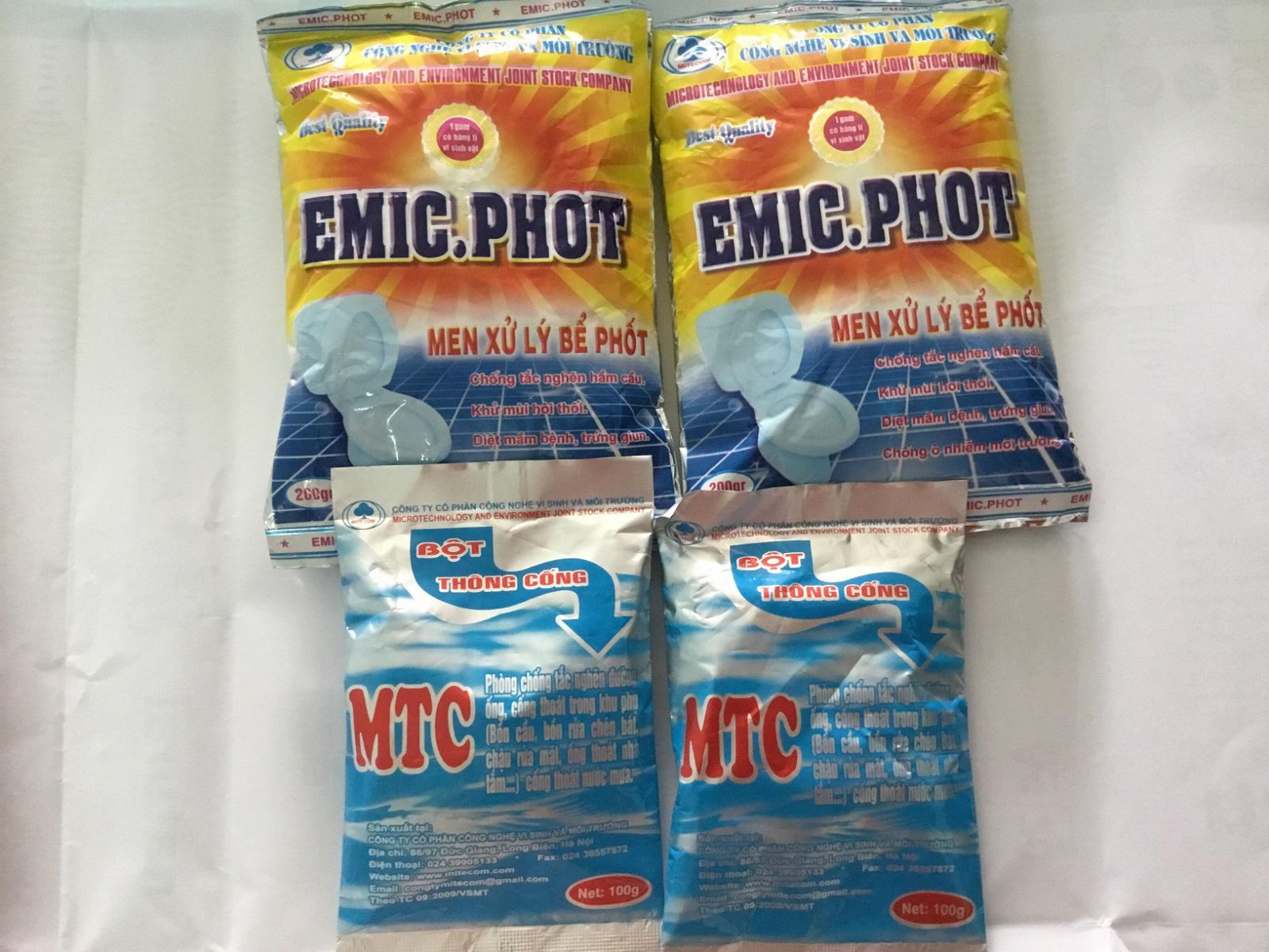 Một số sản phẩm về bột thông cống