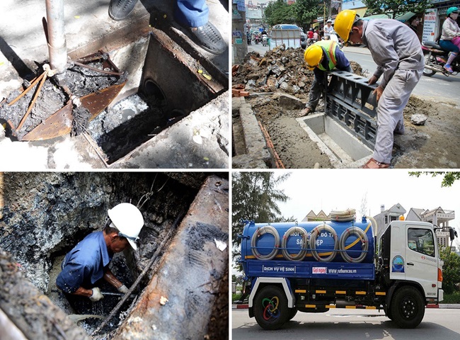nạo vét hố ga quận 8