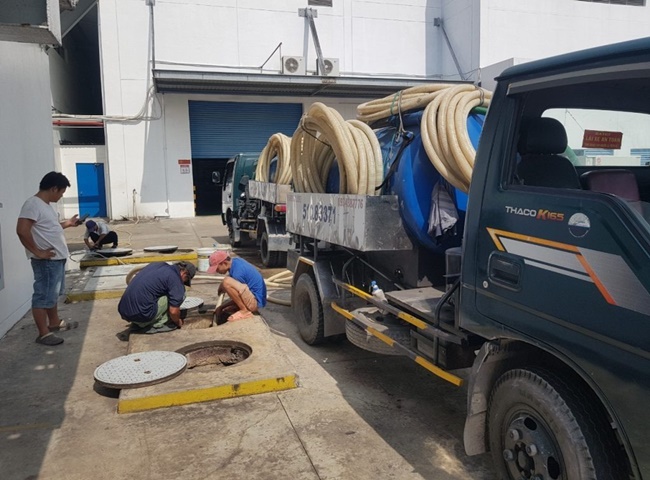 Chi phí 1 lần nạo vét hố ga Quận 10