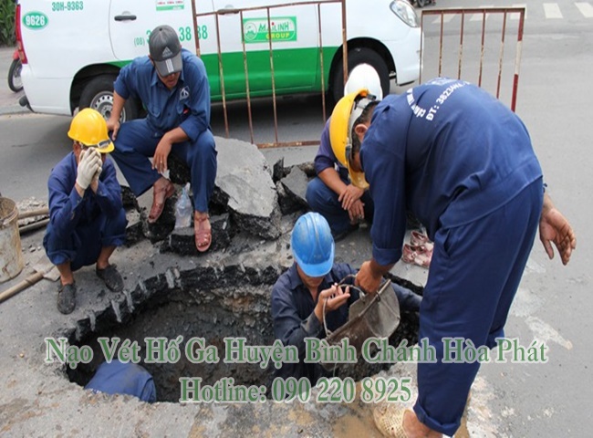 Nạo vét hố ga Huyện Bình Chánh của công ty Hòa Phát uy tín