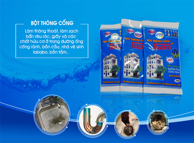 Bột thông cống Tracatu